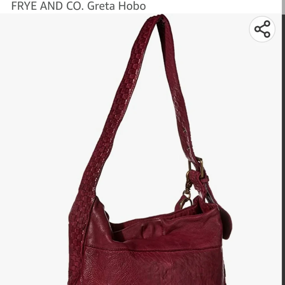 Frye and Co. Greta hobo bag in Berry